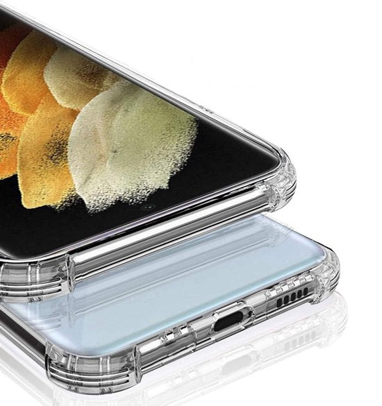 Anti Shock Hoesje Geschikt Voor Samsung Galaxy S20 Ultra - ShockProof Silicone Case - Transparant Back Cover
