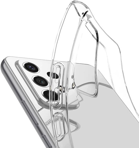 Hoesje en Privacy Screenprotector Combi Geschikt Voor Samsung A53 - Transparant Hoesje + Privacy Glas