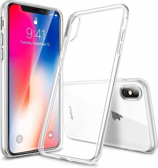 Hoesje en Screenprotector Combi Geschikt Voor iPhone XR - Transparant Hoesje + Premium screenprotector