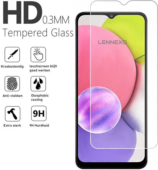 Screenprotector Geschikt Voor Samsung Galaxy A13 (4G / 5G) - Glasplaat - Tempered Glass - 2 Stuks