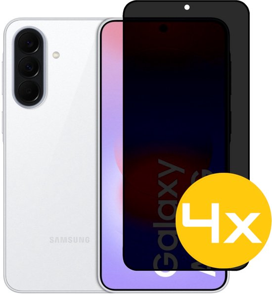 Privacy Screenprotector Geschikt Voor Samsung A37 - Volledige Beschermglas - 4 Stuks