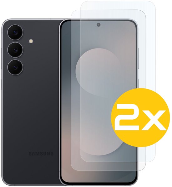 Screenprotector Geschikt Voor Samsung Galaxy S25FE (Fan Edition) - Glasplaat - Tempered Glass - 2 Stuks