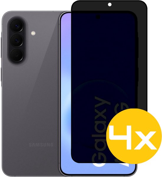 Privacy Screenprotector Geschikt Voor Samsung A57 - Volledige Beschermglas - 4 Stuks