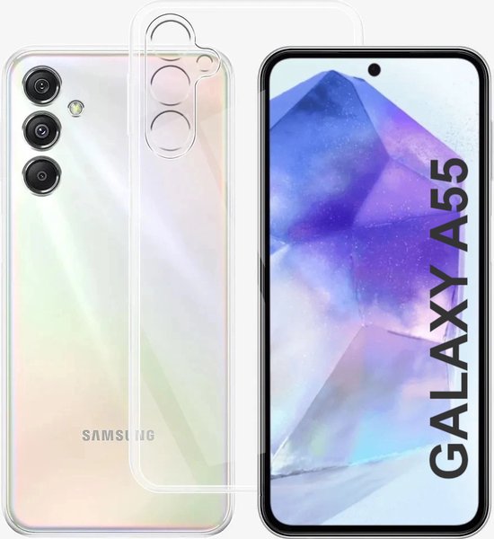 Transparant Hoesje Geschikt Voor Samsung Galaxy A55 - Back Cover Telefoonhoesje