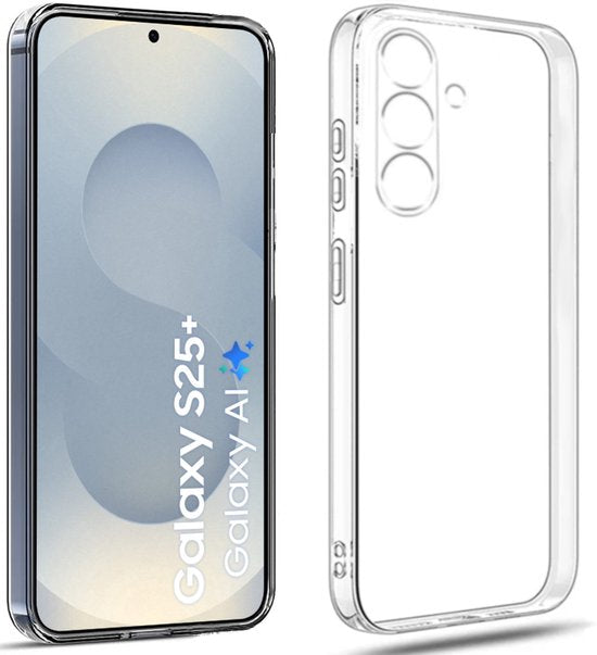 Armordrop Transparant Hoesje Geschikt Voor Samsung S25+ (S25 PLUS) Hoesje - Stevige Beschermhoesje