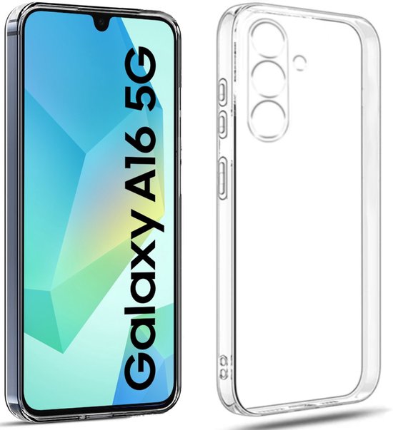 Armordrop Transparant Hoesje Geschikt Voor Samsung A16 Hoesje - Stevige Beschermhoesje