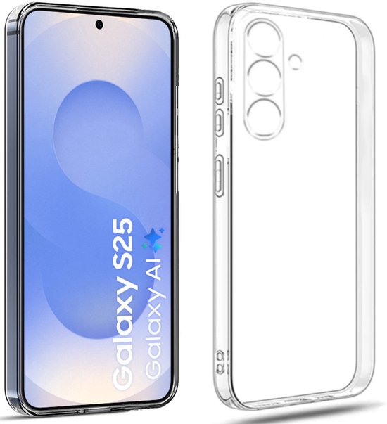 Armordrop Transparant Hoesje Geschikt Voor Samsung S25 Hoesje - Stevige Beschermhoesje