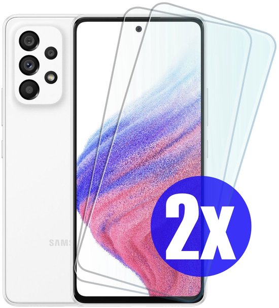Screenprotector geschikt voor Samsung A53 - Gehard Glas - Tempered Glass Armor Screen Cover - 2 Stuks