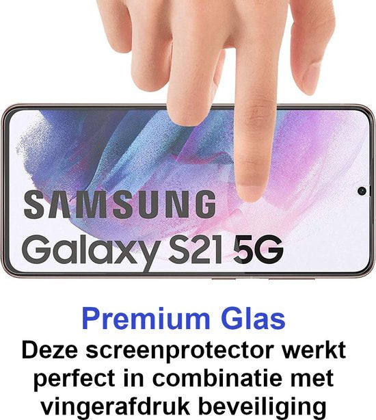 Premium Screenprotector Geschikt Voor Samsung S21 - Gehard Glas - 2 Stuks