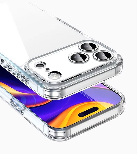 Transparant Hoesje Geschikt Voor iPhone 17 Pro Max - Back Cover Telefoonhoesje
