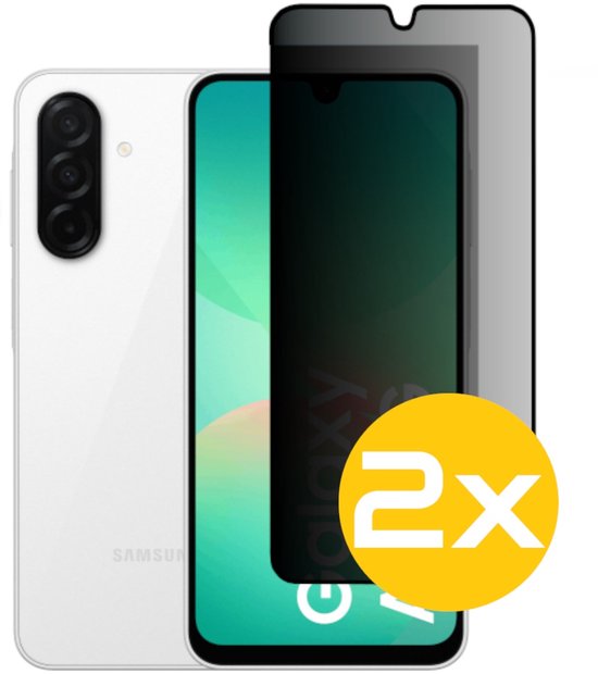Privacy Screenprotector Geschikt Voor Samsung A26 - Volledige Beschermglas - 2 Stuks