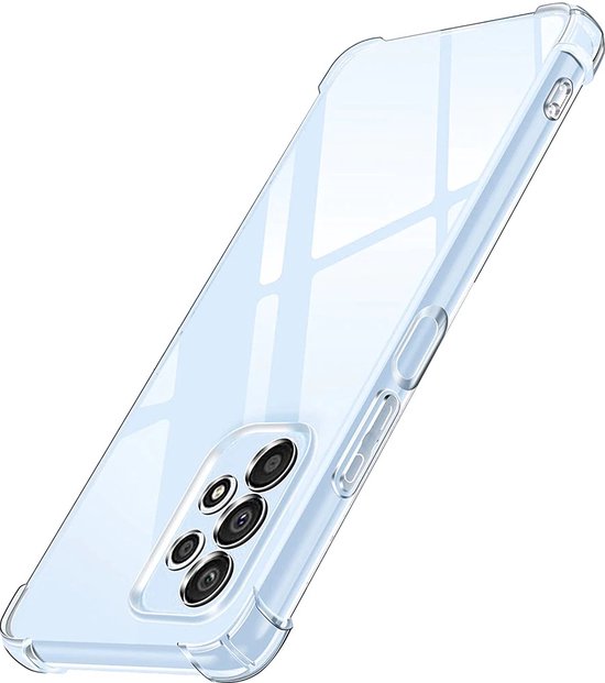 Anti Shock Hoesje Geschikt Voor Samsung Galaxy A52 / A52S - ShockProof Silicone Case - Transparant Back Cover