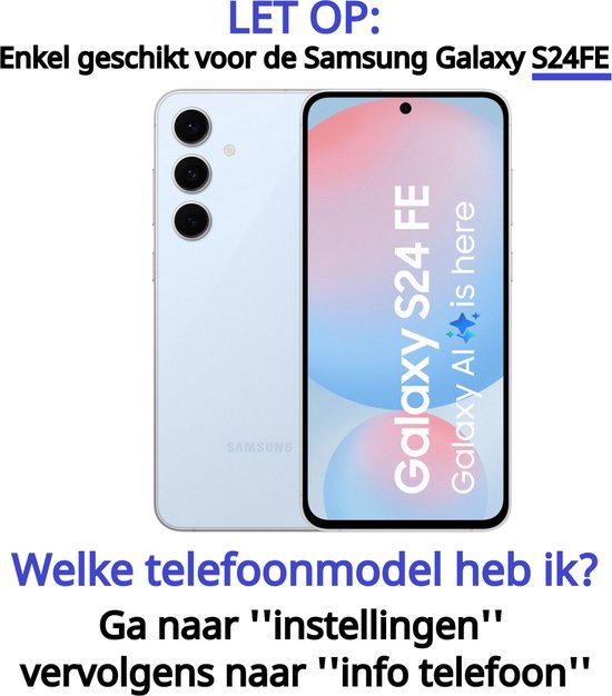 Premium Screenprotector Geschikt Voor Samsung S24FE (Fan Edition) - Gehard Glas - 2 Stuks