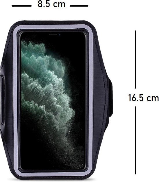 Lennexo Universele Hardloop Armband | Hardloop Telefoonhouder Sportarmband | Waterdichte Hardloopband | Geschikt voor iPhone - Samsung - Xiaomi