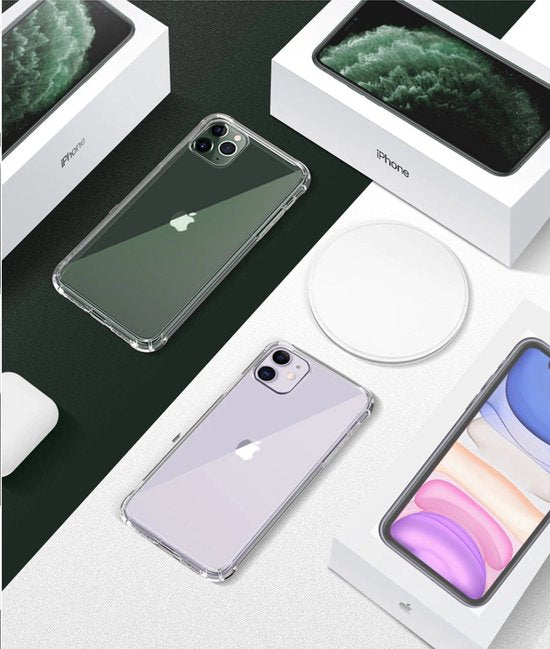 Anti Shock Hoesje Geschikt Voor iPhone 11 Pro Max - ShockProof Silicone Case - Transparant Back Cover