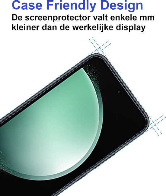 ArmorDrop Transparant Hoesje Inclusief 2x Screenprotector Geschikt Voor Samsung S23 FE (Fan Edition)