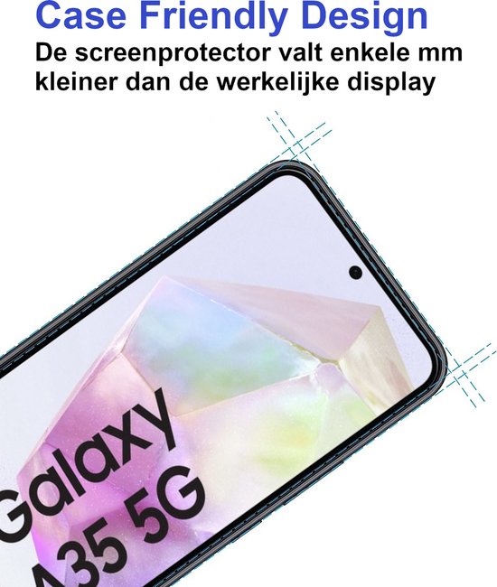 ArmorDrop Transparant Hoesje Inclusief 2x Screenprotector Geschikt Voor Samsung A35