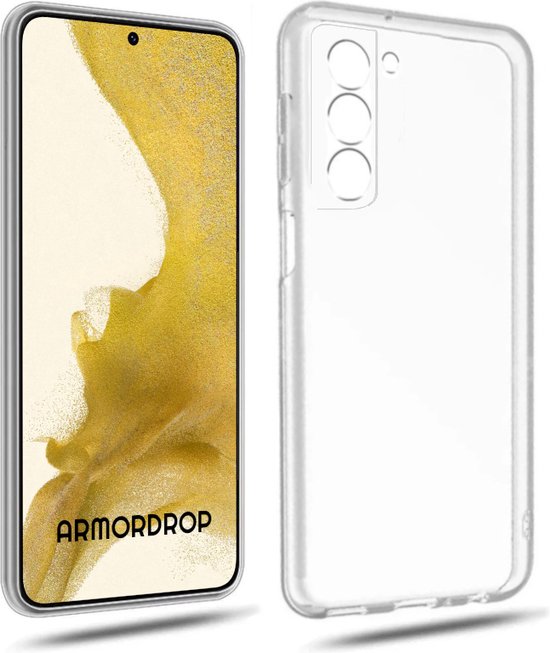 Armordrop Transparant Hoesje Geschikt Voor Samsung S22 Hoesje - Stevige Beschermhoesje