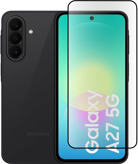 Full Cover Screenprotector Geschikt Voor Samsung A27 - Volledige Beschermglas - PREMIUM Tempered Glass - 1 stuk