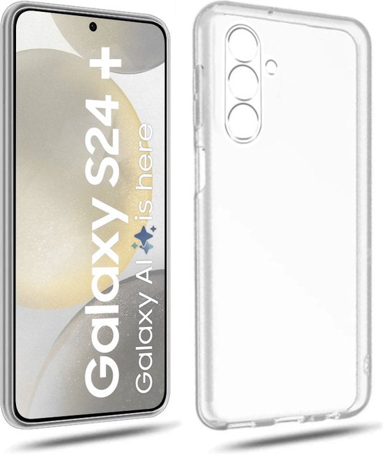 Armordrop Transparant Hoesje Geschikt Voor Samsung S24+ (S24 Plus) Hoesje - Stevige Beschermhoesje