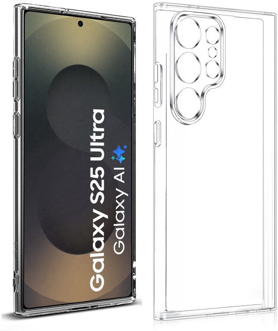 Armordrop Transparant Hoesje Geschikt Voor Samsung S25 ULTRA Hoesje - Stevige Beschermhoesje