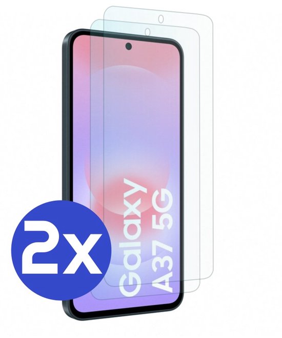 Premium Screenprotector Geschikt Voor Samsung A37 - Gehard Glas - 2 Stuks