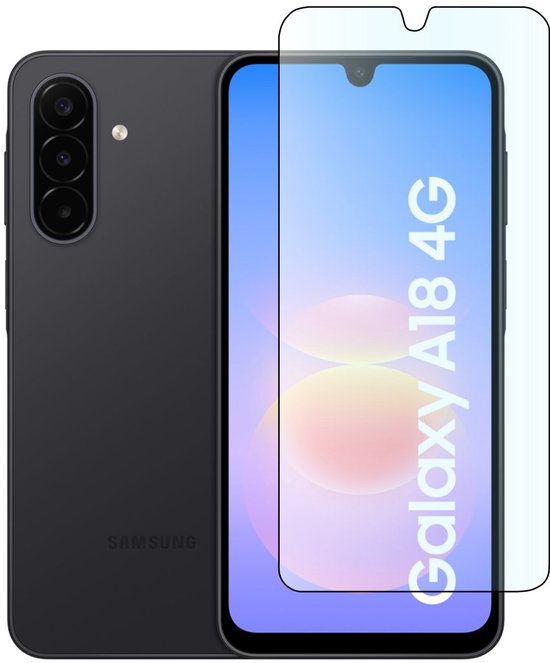 Full Cover Screenprotector Geschikt Voor Samsung A18 - Volledige Beschermglas - PREMIUM Tempered Glass - 1 stuk