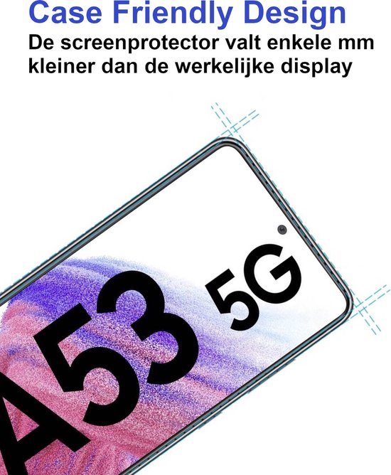 ArmorDrop Transparant Hoesje Inclusief 2x Screenprotector Geschikt Voor Samsung A53