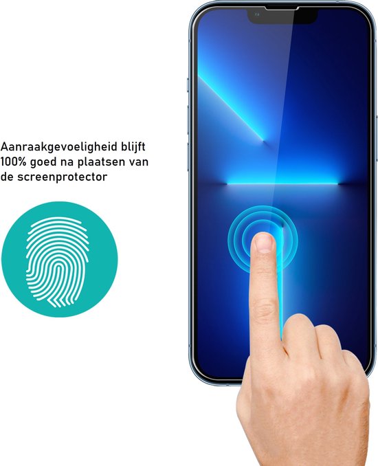 Screenprotector Geschikt Voor iPhone 13 Mini - Glasplaat - Tempered Glass - 2 Stuks