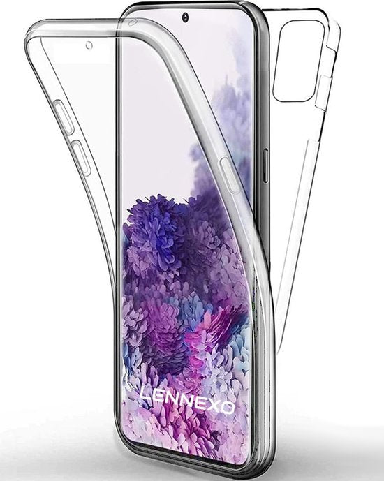 Samsung Galaxy S20 Hoesje | 2 in 1 Siliconen Hoesje 360° Bescherming | TPU Hoesje en Screenprotector Samsung Galaxy S20 in 1