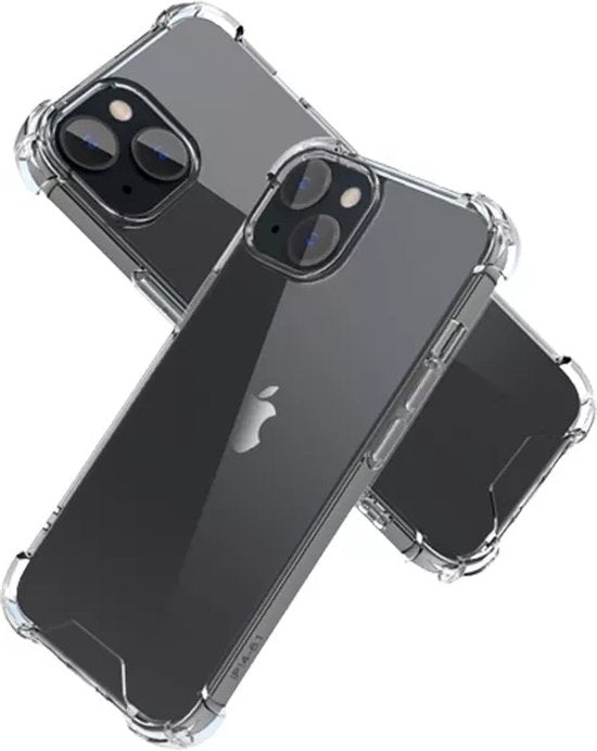 Anti Shock Hoesje Geschikt Voor iPhone 14 Plus - ShockProof Silicone Case - Transparant Back Cover