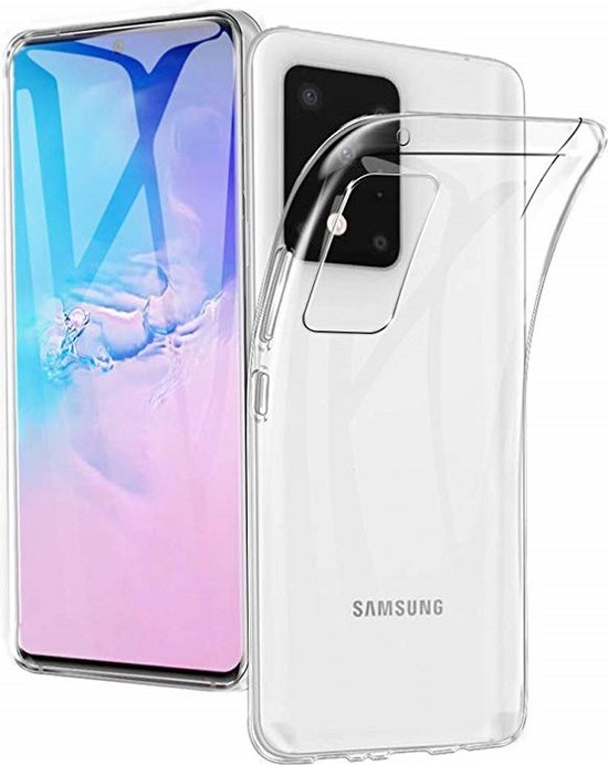 Transparant Hoesje Geschikt Voor Samsung Galaxy S20 Ultra - Back Cover Telefoonhoesje