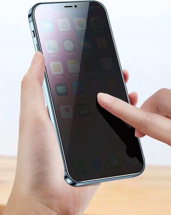 Full Cover Privacy Screenprotector iPhone 11 Pro Max / XS Max | Volledige Beschermglas | PREMIUM Tempered Glass | iPhone 11 Pro Max Screenprotector Privacy - 1 stuk