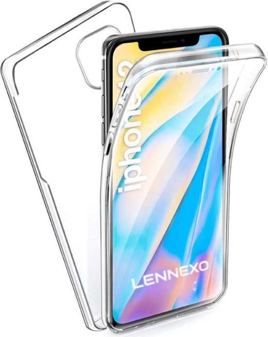 360° Hoesje Geschikt Voor iPhone 12 Mini Hoesje en Screenprotector