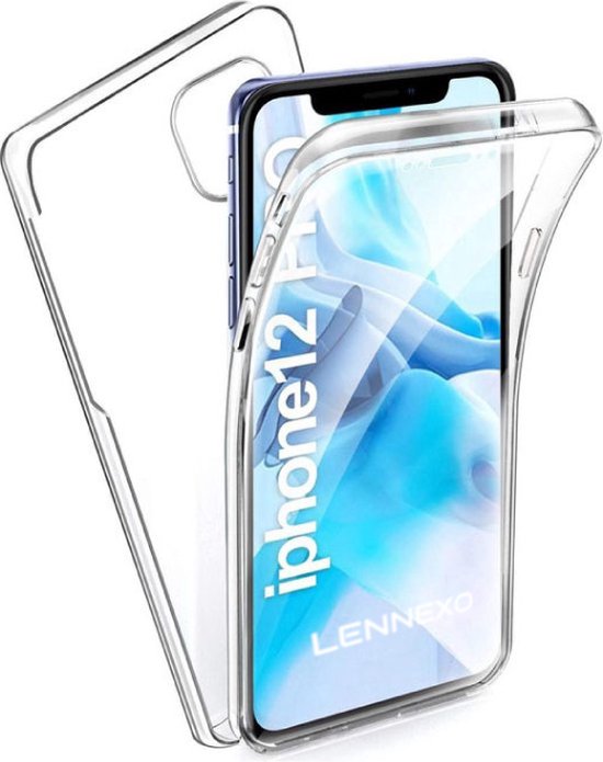 360° Hoesje Geschikt Voor iPhone 12 / 12 Pro Hoesje en Screenprotector