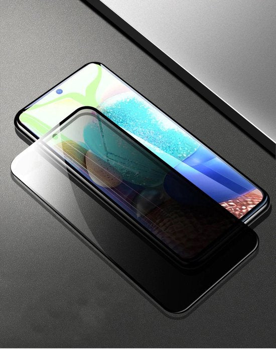 Full Cover Privacy Screenprotector Geschikt Voor Samsung S21+ - Volledige Beschermglas - PREMIUM Tempered Glass - 1 stuk