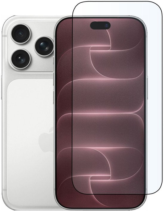 Full Cover Screenprotector Geschikt Voor iPhone 18 Pro - Volledige Beschermglas - PREMIUM Tempered Glass - 1 stuk