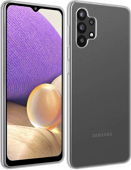 Hoesje en Privacy Screenprotector Combi Geschikt Voor Samsung A13 5G - Transparant Hoesje + Privacy Glas