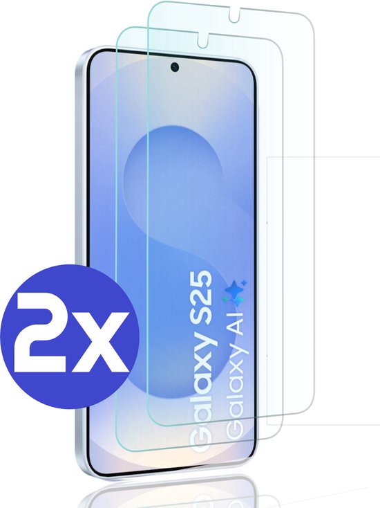 Premium Screenprotector Geschikt Voor Samsung S25 - Gehard Glas - 2 Stuks