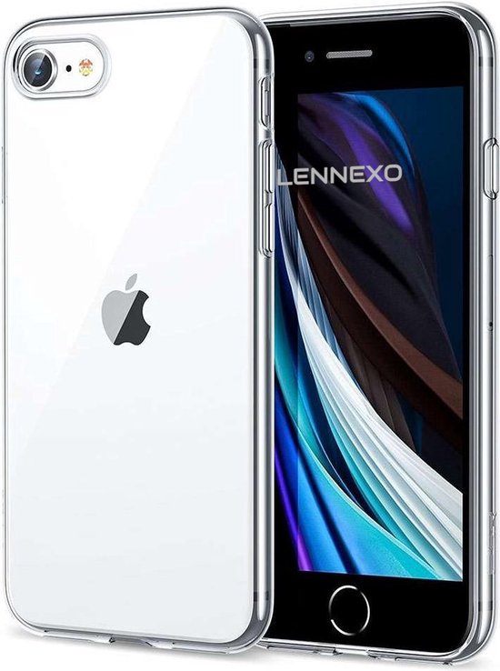 Transparant Hoesje Geschikt Voor iPhone SE 2022 / SE 2020 / 8 / 7 - Back Cover Telefoonhoesje