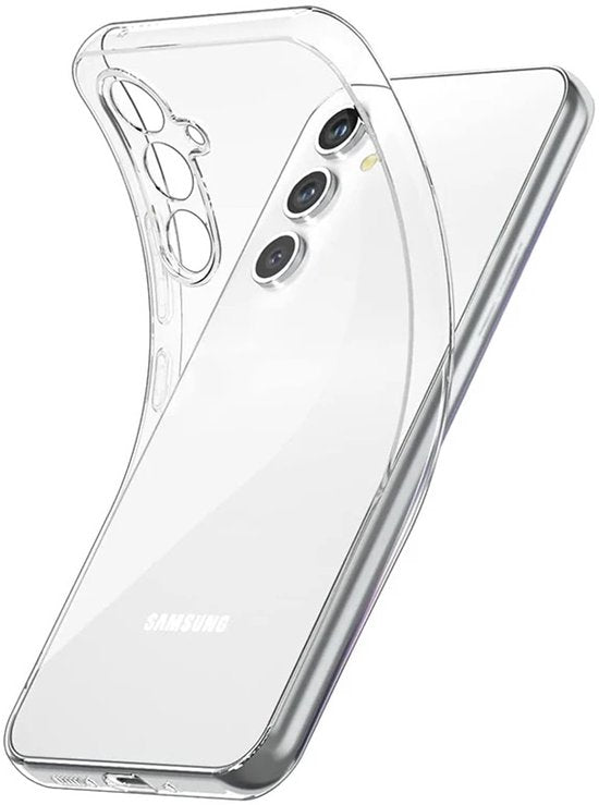 Hoesje en Screenprotector Combi Geschikt Voor Samsung Galaxy S23 - Transparant Hoesje + 2x Screenprotector