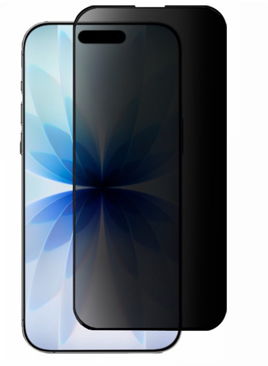 Privacy Screenprotector Geschikt Voor iPhone 17 - Volledige Beschermglas - PREMIUM Tempered Glass - 1 stuk