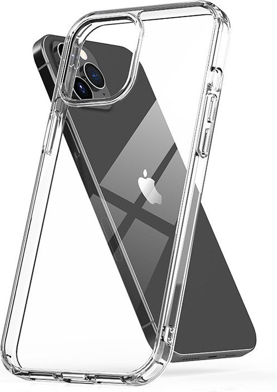 Transparant Hoesje Geschikt Voor iPhone 12 Pro Max - Back Cover Telefoonhoesje