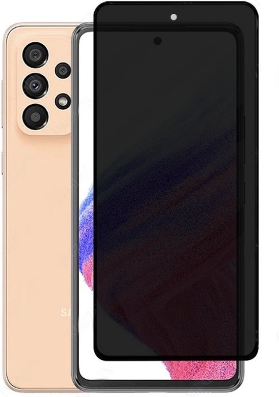 Full Cover Privacy Screenprotector Samsung A52 / A52s | Volledige Beschermglas | PREMIUM Tempered Glass | Samsung Galaxy A52 Screenprotector Privacy - 1 stuk