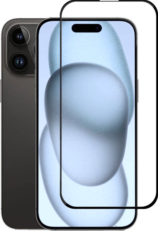 Full Cover Screenprotector Geschikt Voor iPhone 15 Plus - Volledige Beschermglas - PREMIUM Tempered Glass - 1 stuk