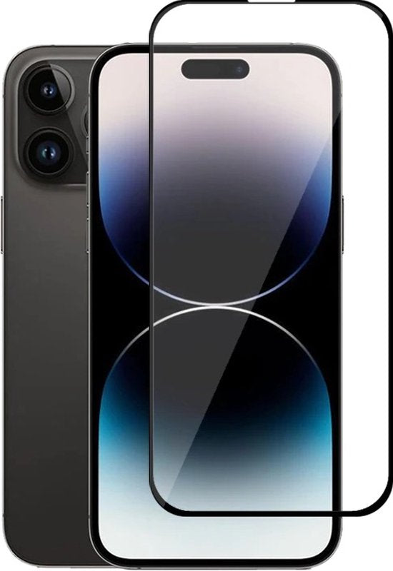 Full Cover Screenprotector Geschikt Voor iPhone 14 Pro - Volledige Beschermglas - PREMIUM Tempered Glass - 1 stuk