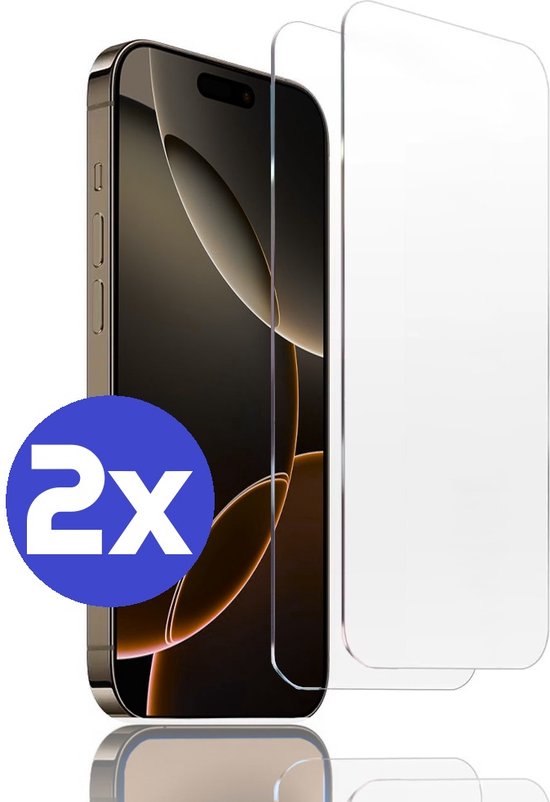 Premium Screenprotector Geschikt Voor iPhone 16 Pro Max - Gehard Glas - 2 Stuks