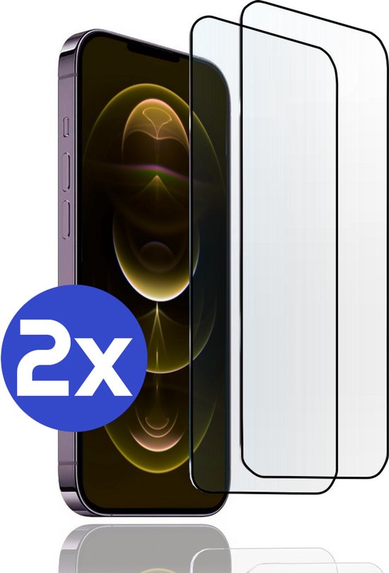 ArmorDrop Full Guard Screenprotector Geschikt Voor iPhone 12 Mini - Gehard Glas - 2 Stuks