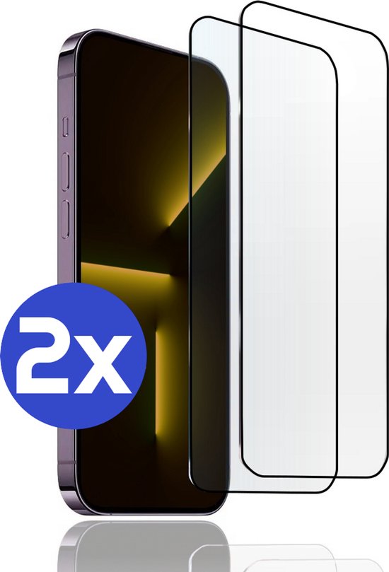 ArmorDrop Full Guard Screenprotector Geschikt Voor iPhone 13 Mini - Gehard Glas - 2 Stuks