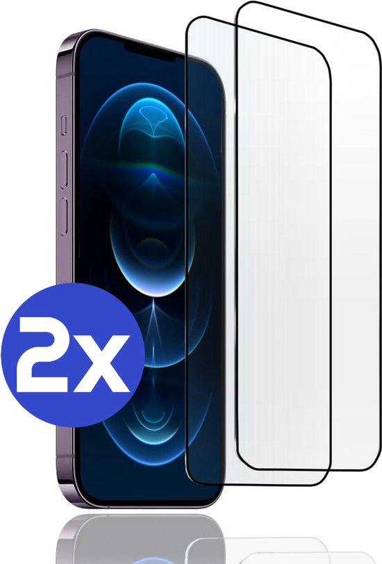 ArmorDrop Full Guard Screenprotector Geschikt Voor iPhone 12 Pro Max - Gehard Glas - 2 Stuks